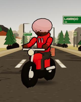 Dung, the Achaba Rider, in the game
