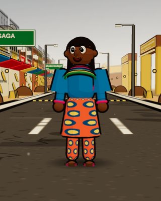 Fati, the Bead Maker, in the game