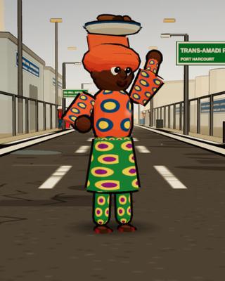 Mama Bole, the Bole Seller, in the game