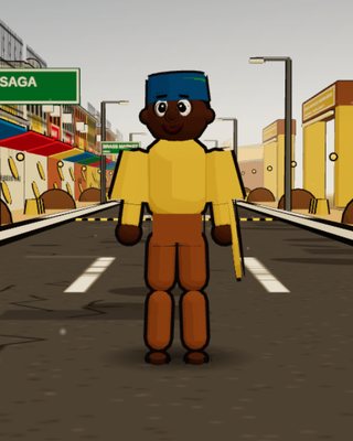 Ndako, the Brass Smith, in the game