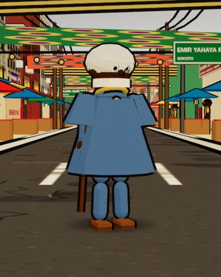 Alhaji Mamman, the Cattle Broker, in the game