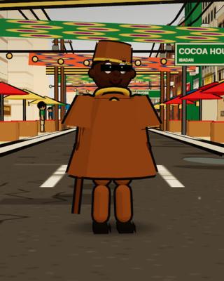 Chief Adigun, the Cocoa Merchant, in the game