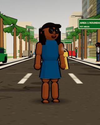 Mrs Ngozi, the Civil Servant, in the game