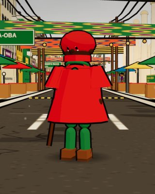 Dogari Abdullahi, the Emir's Guard, in the game