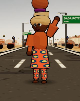 Iya Abeke, the Dada Potter, in the game