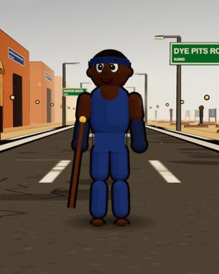 Bala, the Dye Pit Worker, in the game