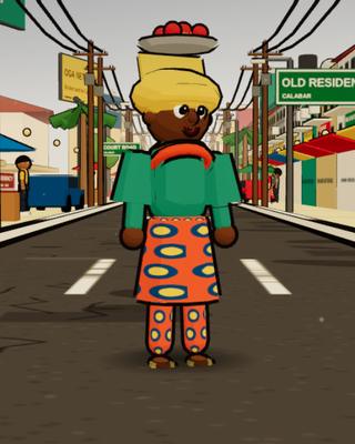 Mma Affiong, the Efik Chef, in the game