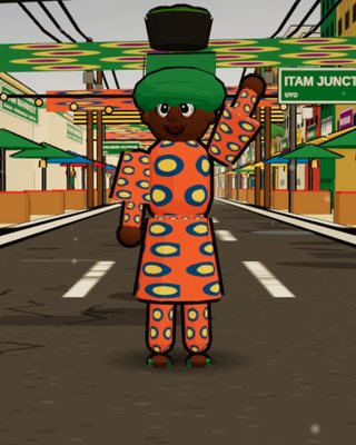 Mma Arit, the Edikang Ikong Cook, in the game