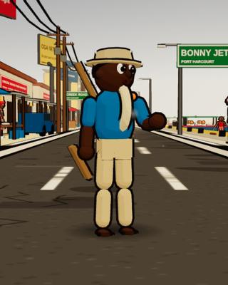 Tamuno, the Bonny Fisherman, in the game