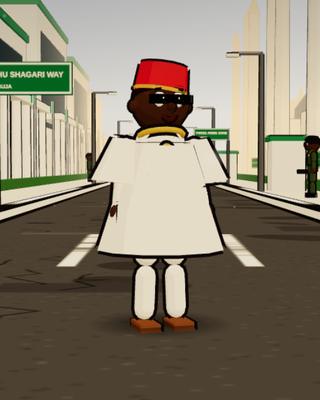 Hon. Dapo, the Politician's Aide, in the game