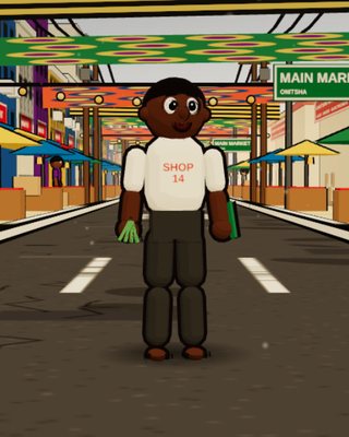 Obinna, the Igba Boi, in the game