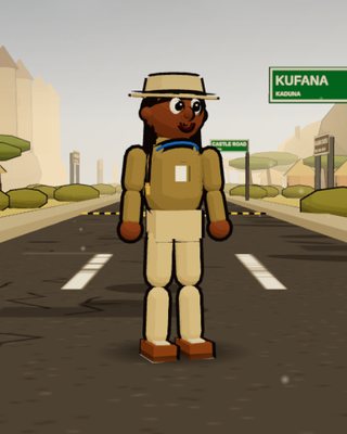 Grace, the Castle Tour Guide, in the game