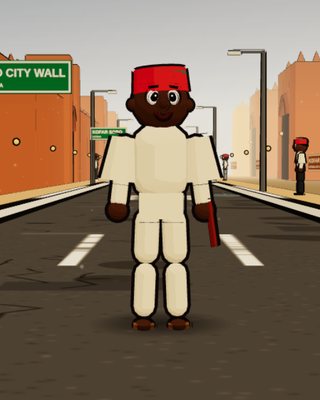 Malam Bashir, the Kilishi Maker, in the game