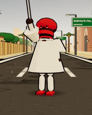 Lawan, the Kakaki Trumpeter, in the game