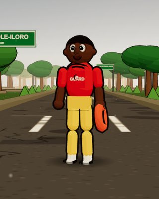 Tobi, the Lifeguard, in the game