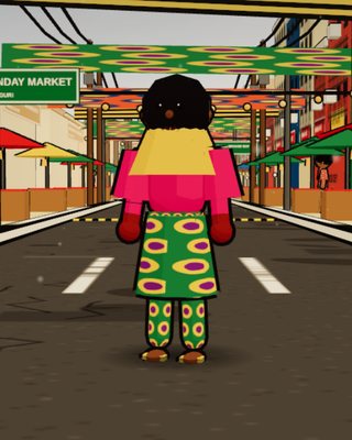 Fanna, the Lalle Artist, in the game