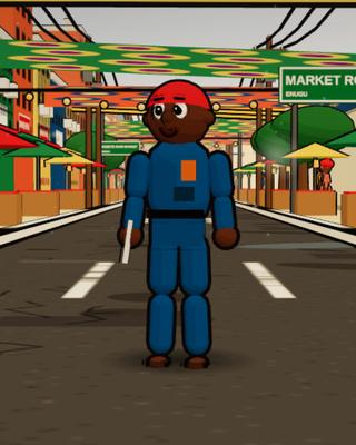 Ikenna, the Mechanic Apprentice, in the game