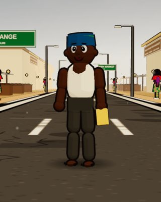 Modu, the Water Vendor, in the game