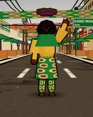 Hajiya Bilki, the Masa Seller, in the game