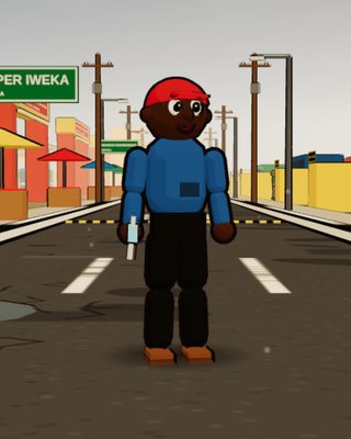 Okey, the Spare Parts Dealer, in the game