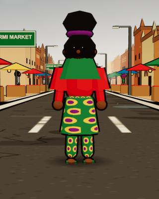 Aisha, the Nono Seller, in the game