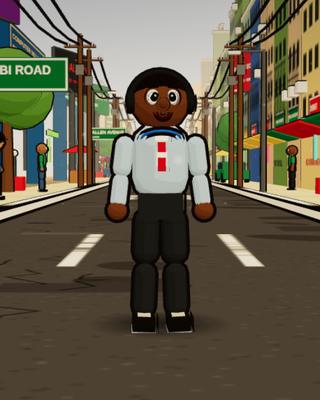 Amaka, the Normal Worker, in the game