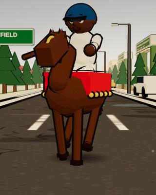 Captain Dakum, the Polo Player, in the game