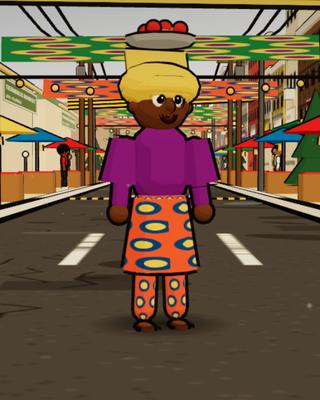 Mama Lami, the Potato Farmer, in the game