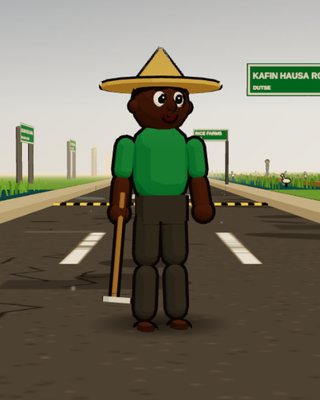 Malam Habu, the Rice Farmer, in the game