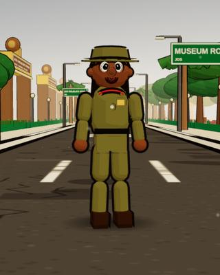 Ranger Pam, the Park Ranger, in the game