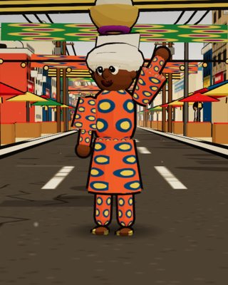 Mama Ladi, the Shea Butter Maker, in the game