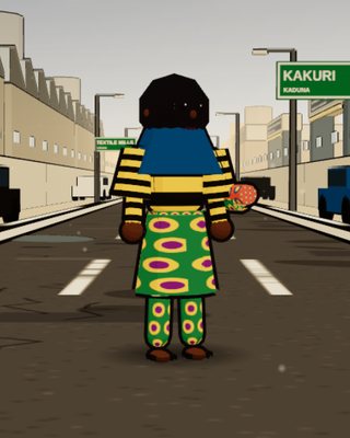 Mama Lami, the Textile Mill Worker, in the game
