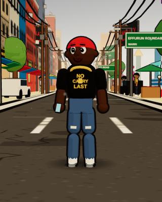 Akpos, the Warri Boy, in the game