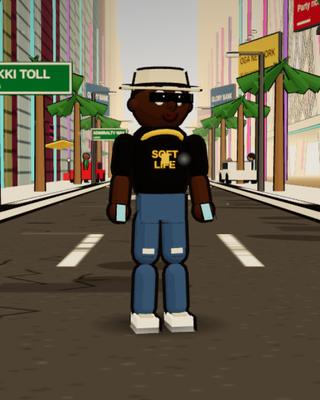 Tunde, the Yahoo Boy, in the game