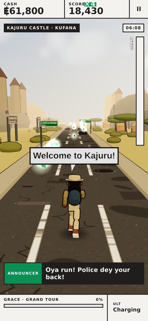 Grace the tour guide on the road to Kajuru Castle, Kaduna