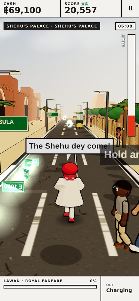 Lawan the kakaki trumpeter by the Shehu's Palace, Maiduguri